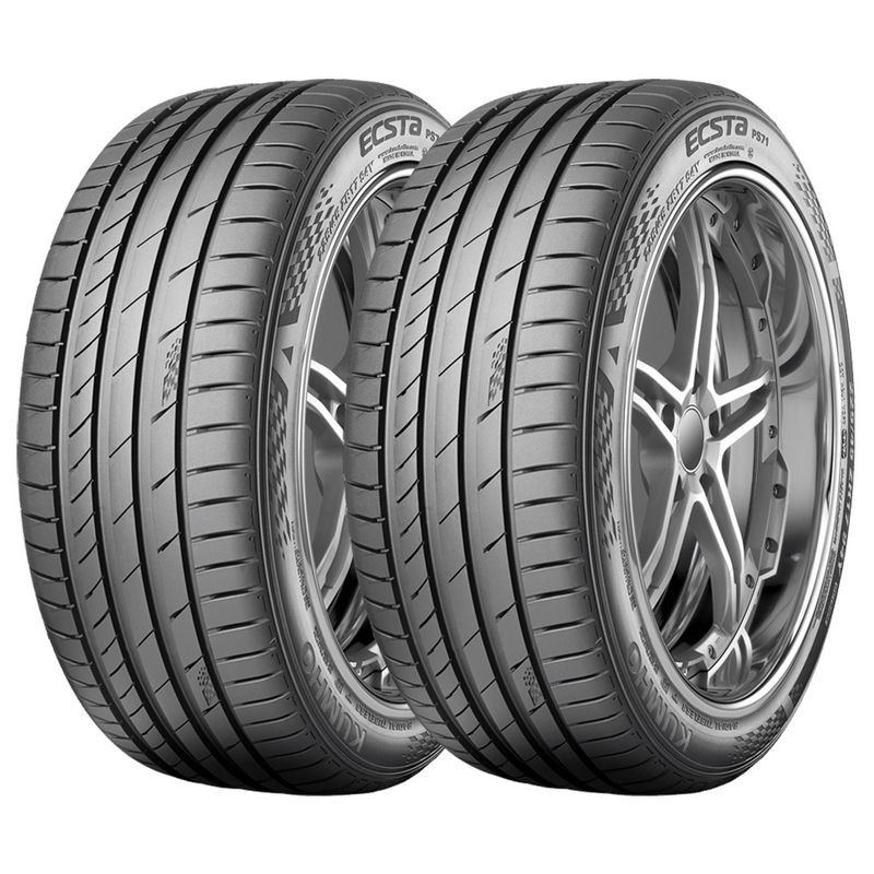 لاستیک خودرو کومهو تایر مدل ecsta سایز 18 _45 _245   2 حلقه